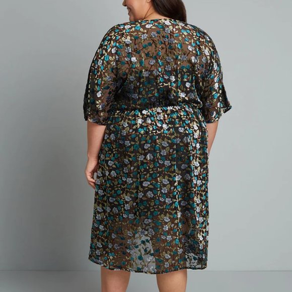 NWT Modcloth Dramatic Depths Velvet Dress - Picture 4 of 4